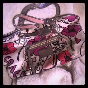 Coach Poppy Series Floral Purse